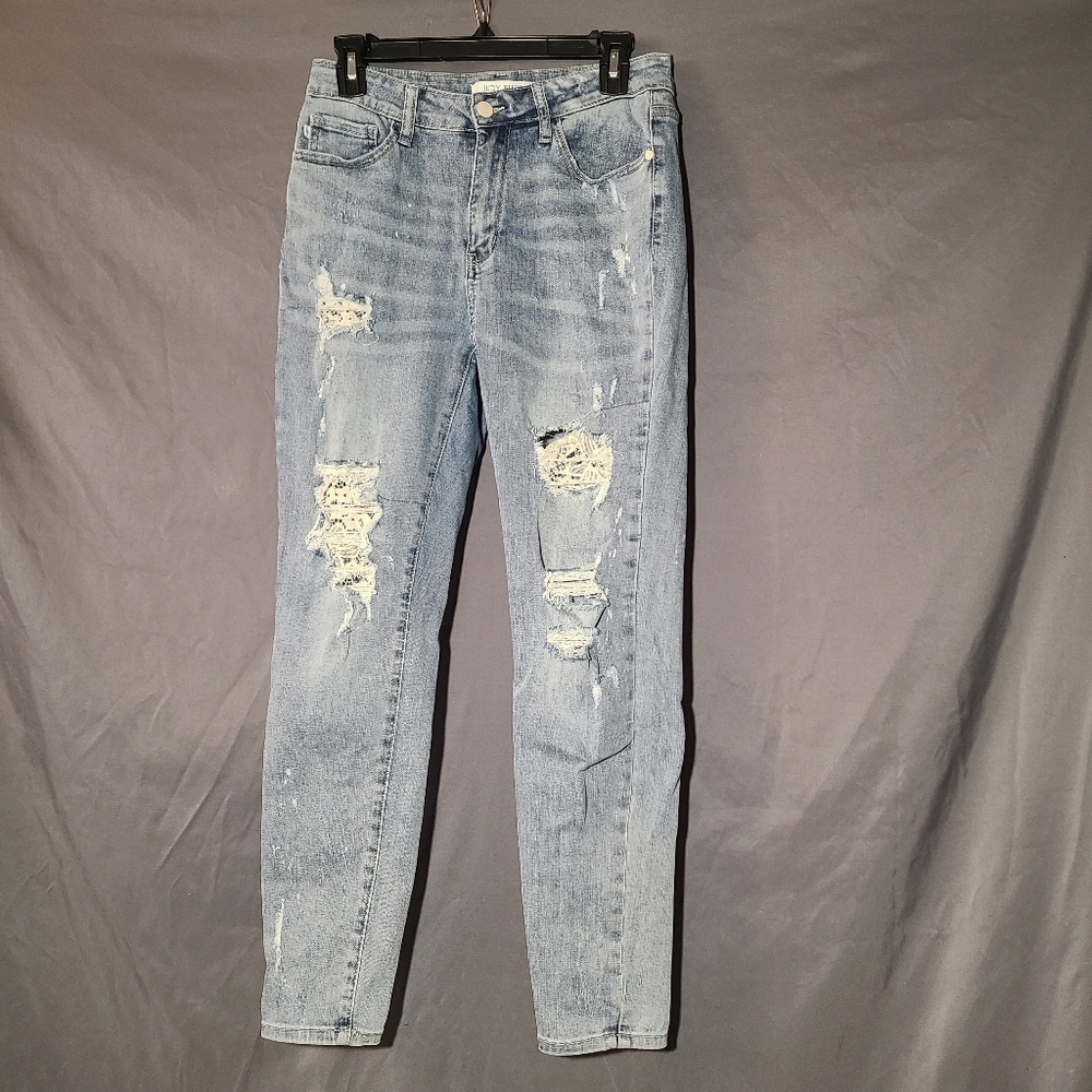 Distressed Light Blue Women's Jeans